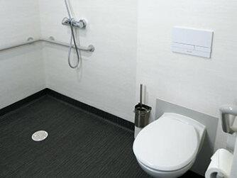 Photo d'une salle de douche et toilettes en Résidences Escalys